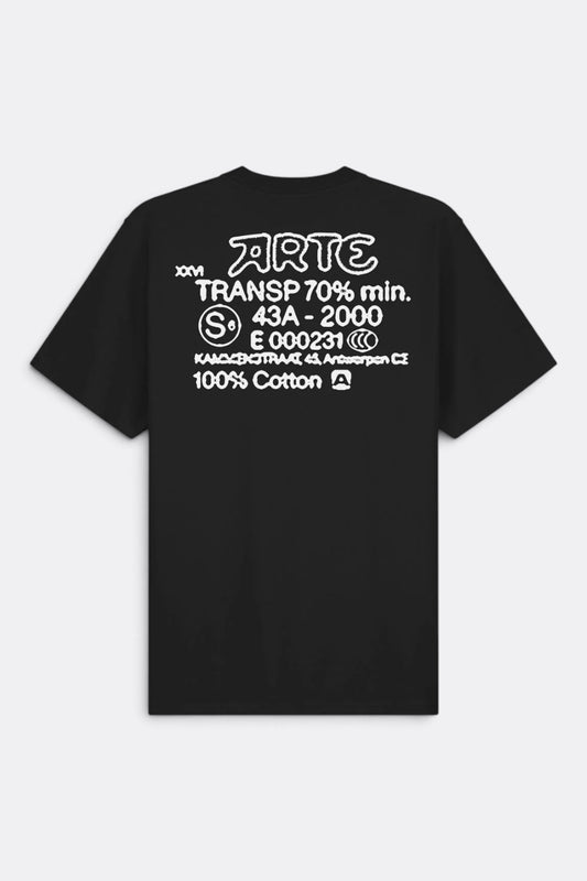 ARTE ANTWERP Serial Stamp T-Shirt Black | Edgar Bdx