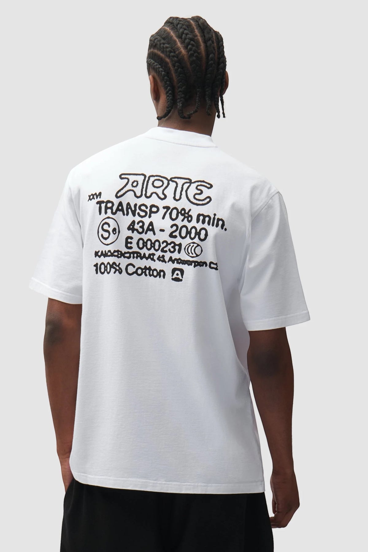 ARTE ANTWERP Serial Stamp T-Shirt White | Edgar Bdx