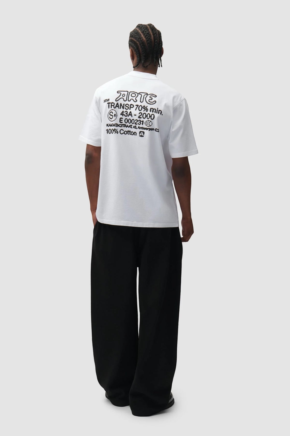 ARTE ANTWERP Serial Stamp T-Shirt White | Edgar Bdx