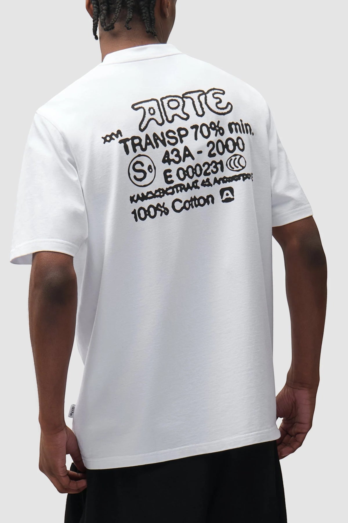 ARTE ANTWERP Serial Stamp T-Shirt White | Edgar Bdx