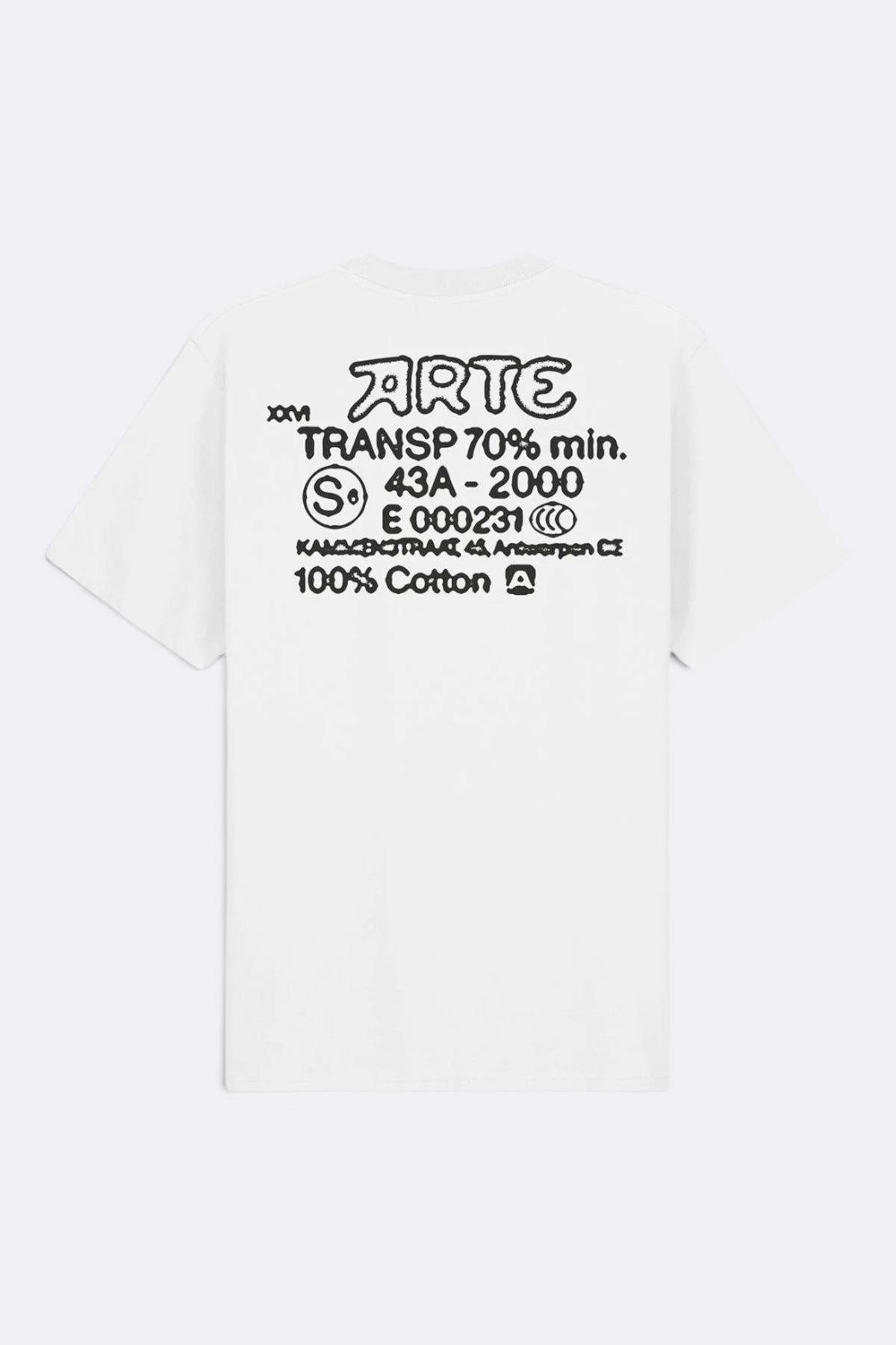 ARTE ANTWERP Serial Stamp T-Shirt White | Edgar Bdx