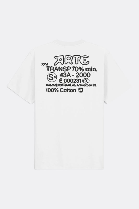 ARTE ANTWERP Serial Stamp T-Shirt White | Edgar Bdx