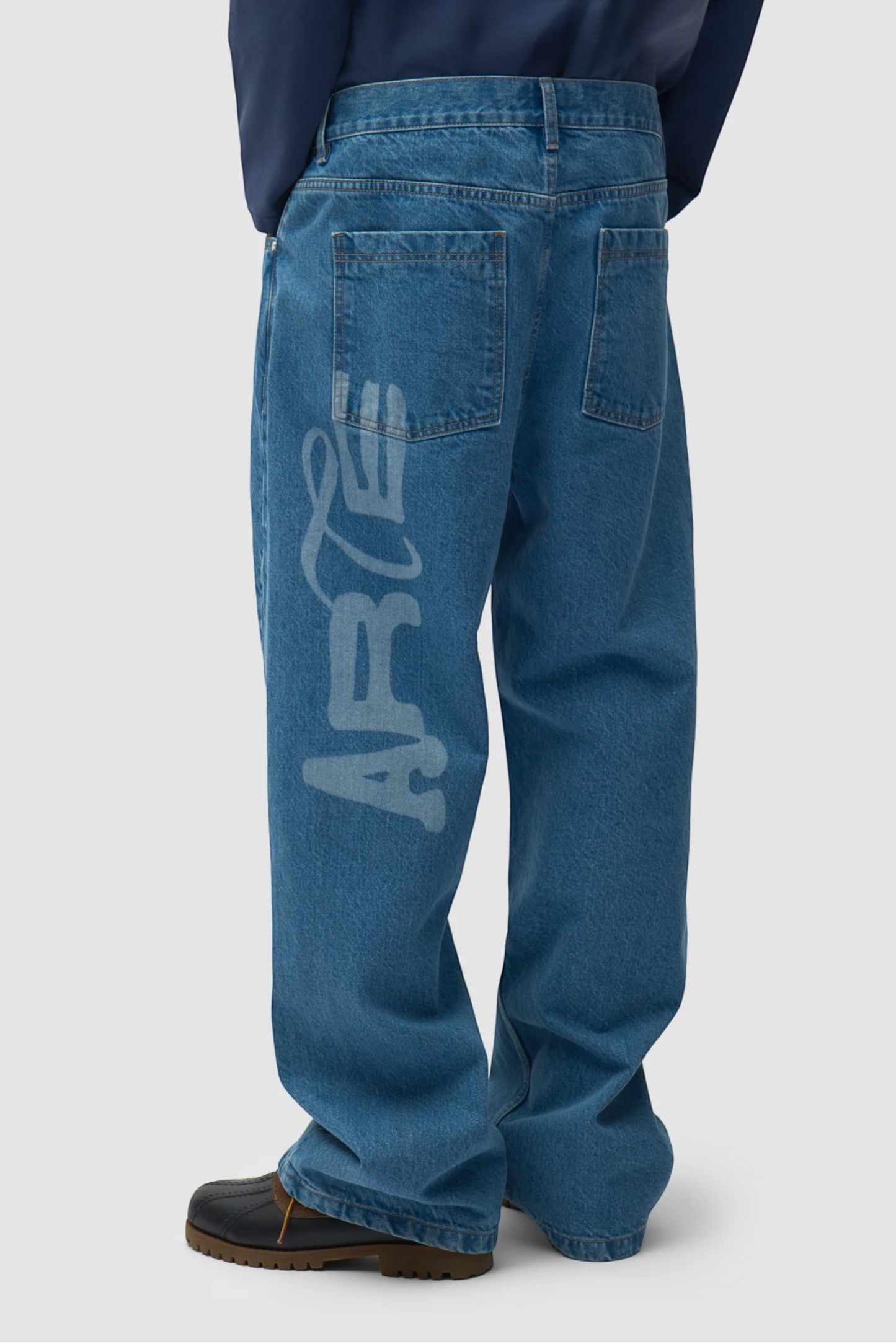 ARTE ANTWERP Stencil Uniform Pant Denim Bleach | Pantalon Coton Premium | Edgar Bdx
