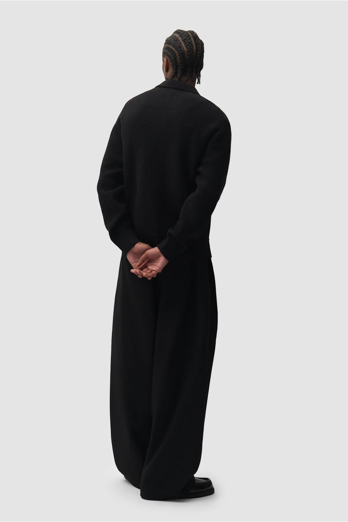 ARTE ANTWERP Stencil Zip Cardigan Black | Cardigan Laine Premium | Edgar Bdx