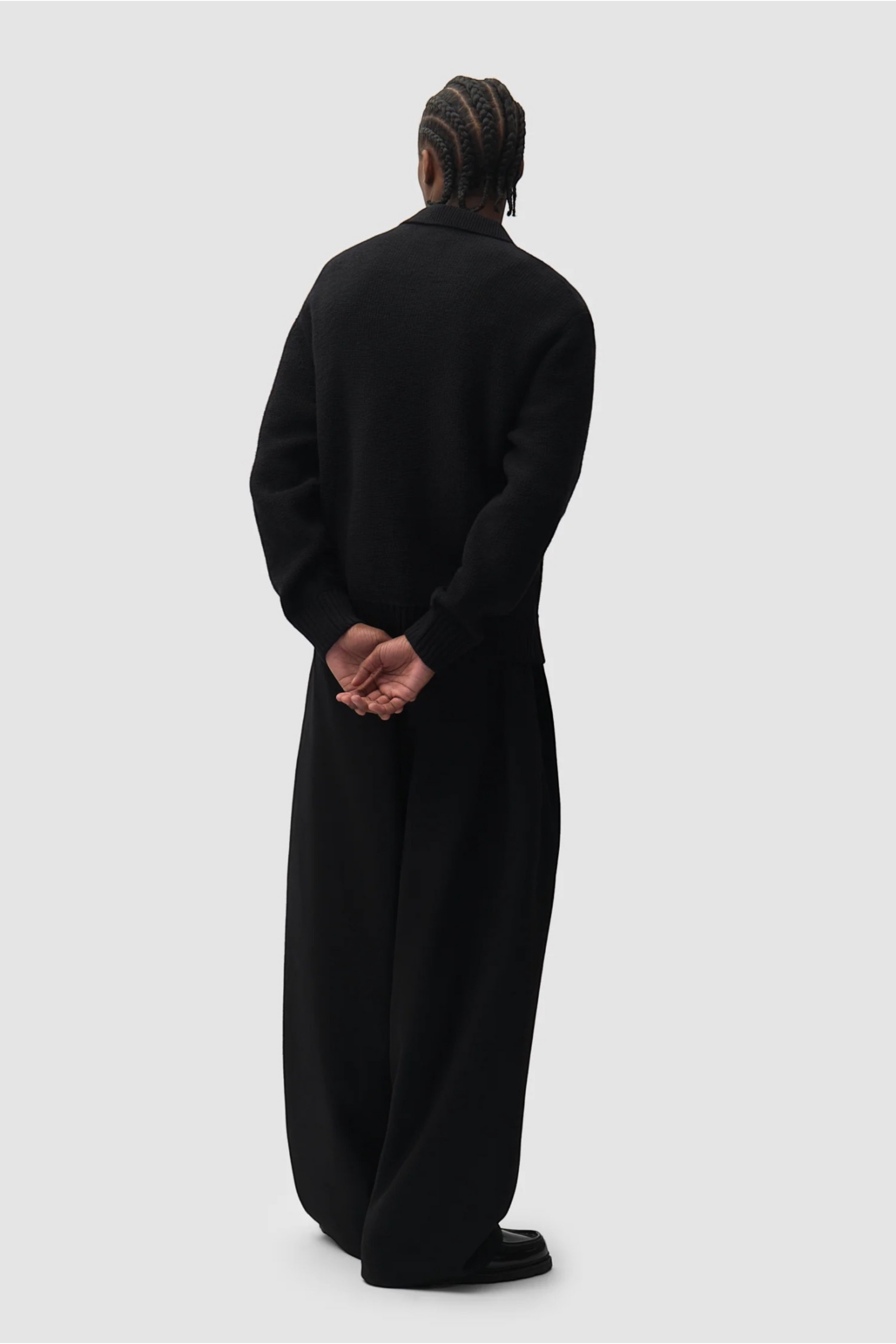 ARTE ANTWERP Stencil Zip Cardigan Black | Cardigan Laine Premium | Edgar Bdx