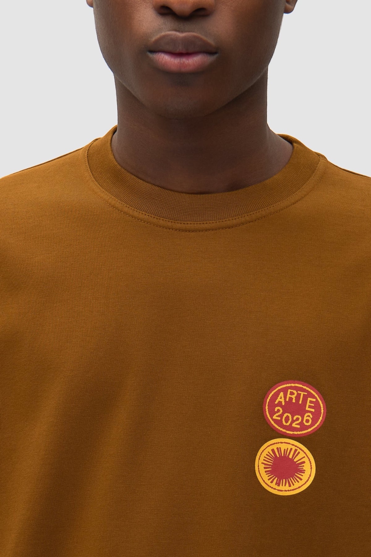 ARTE ANTWERP Sun Stamp T-Shirt Brown | Edgar Bdx