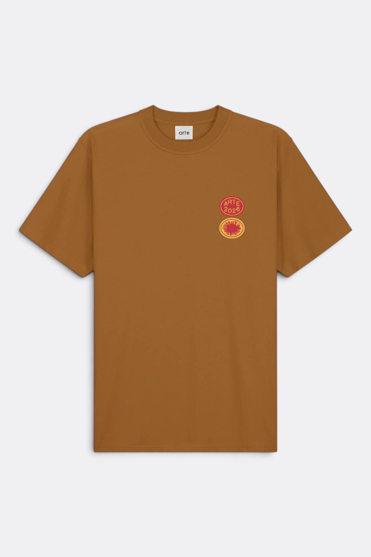 ARTE ANTWERP Sun Stamp T-Shirt Brown | Edgar Bdx
