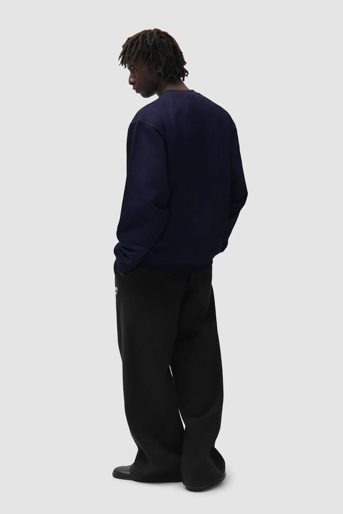 ARTE ANTWERP Sunfade Crewneck Navy Black | Edgar Bdx