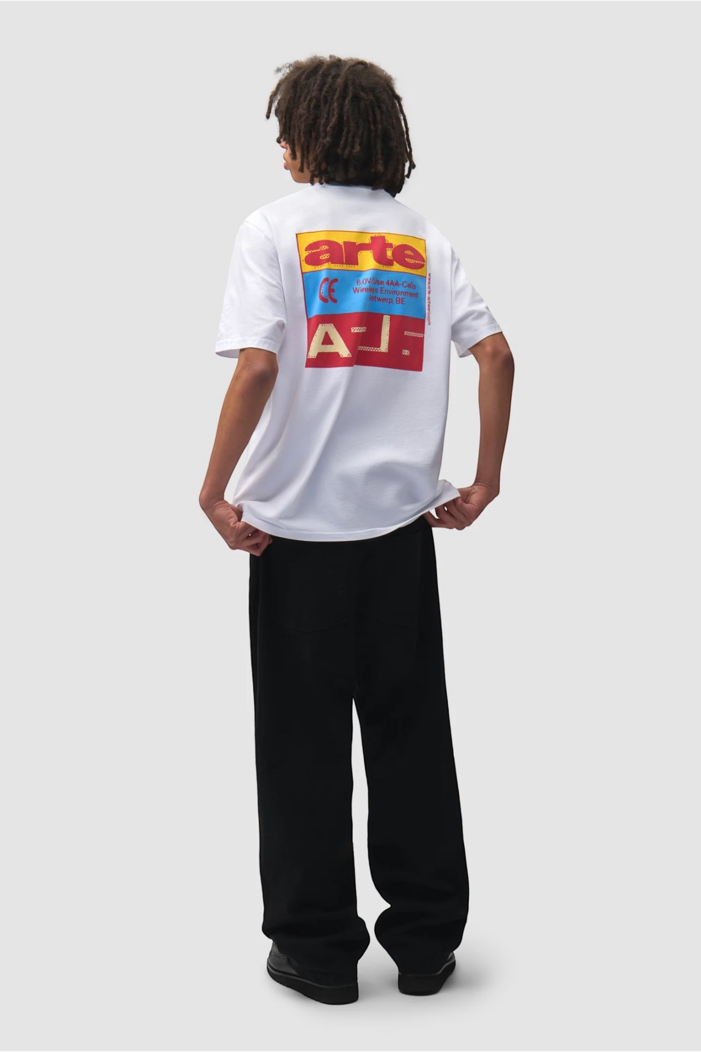 ARTE ANTWERP Tricolor Serial T-Shirt White | T-Shirt Coton Premium | Edgar Bdx