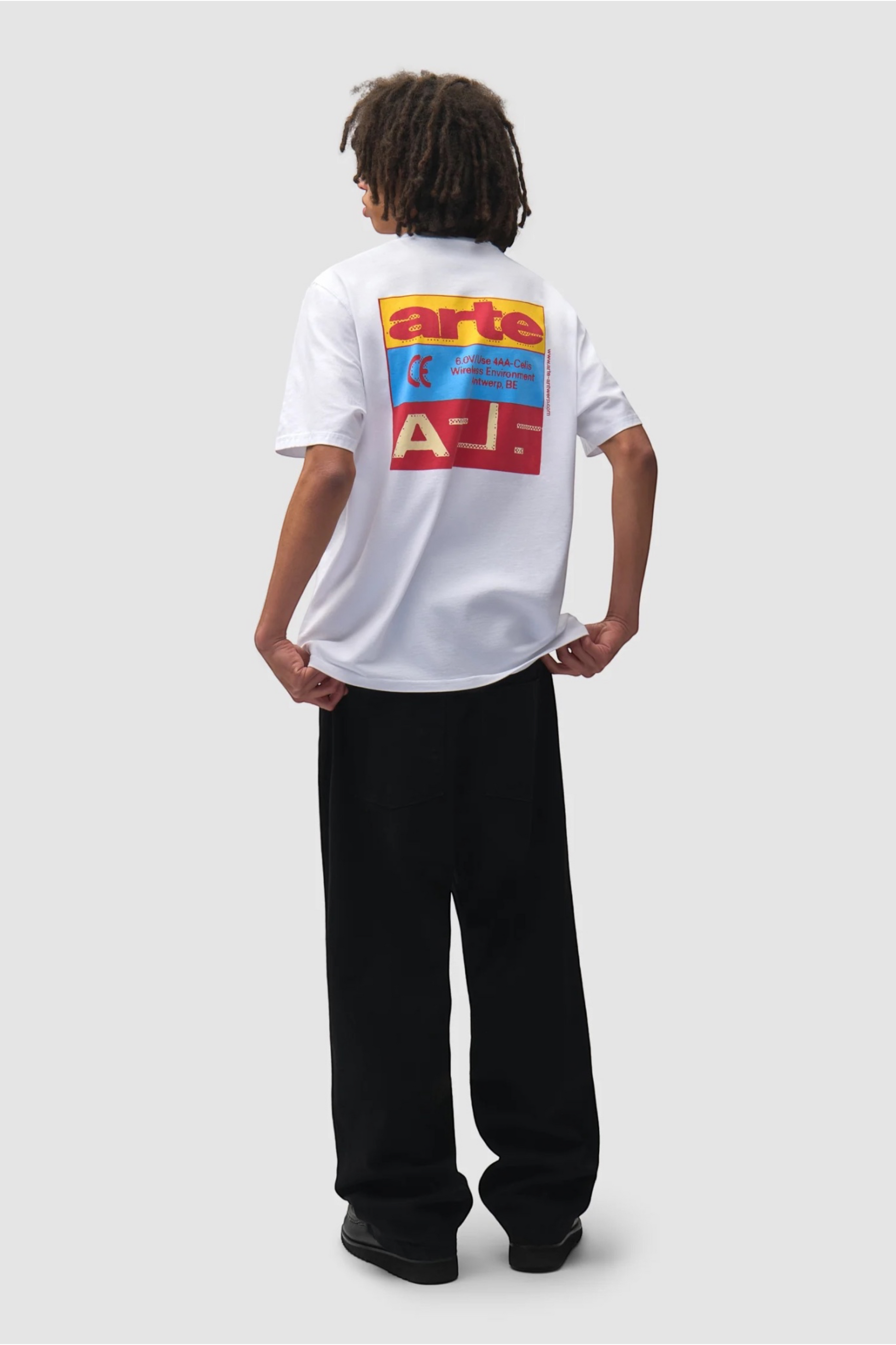 ARTE ANTWERP Tricolor Serial T-Shirt White | T-Shirt Coton Premium | Edgar Bdx