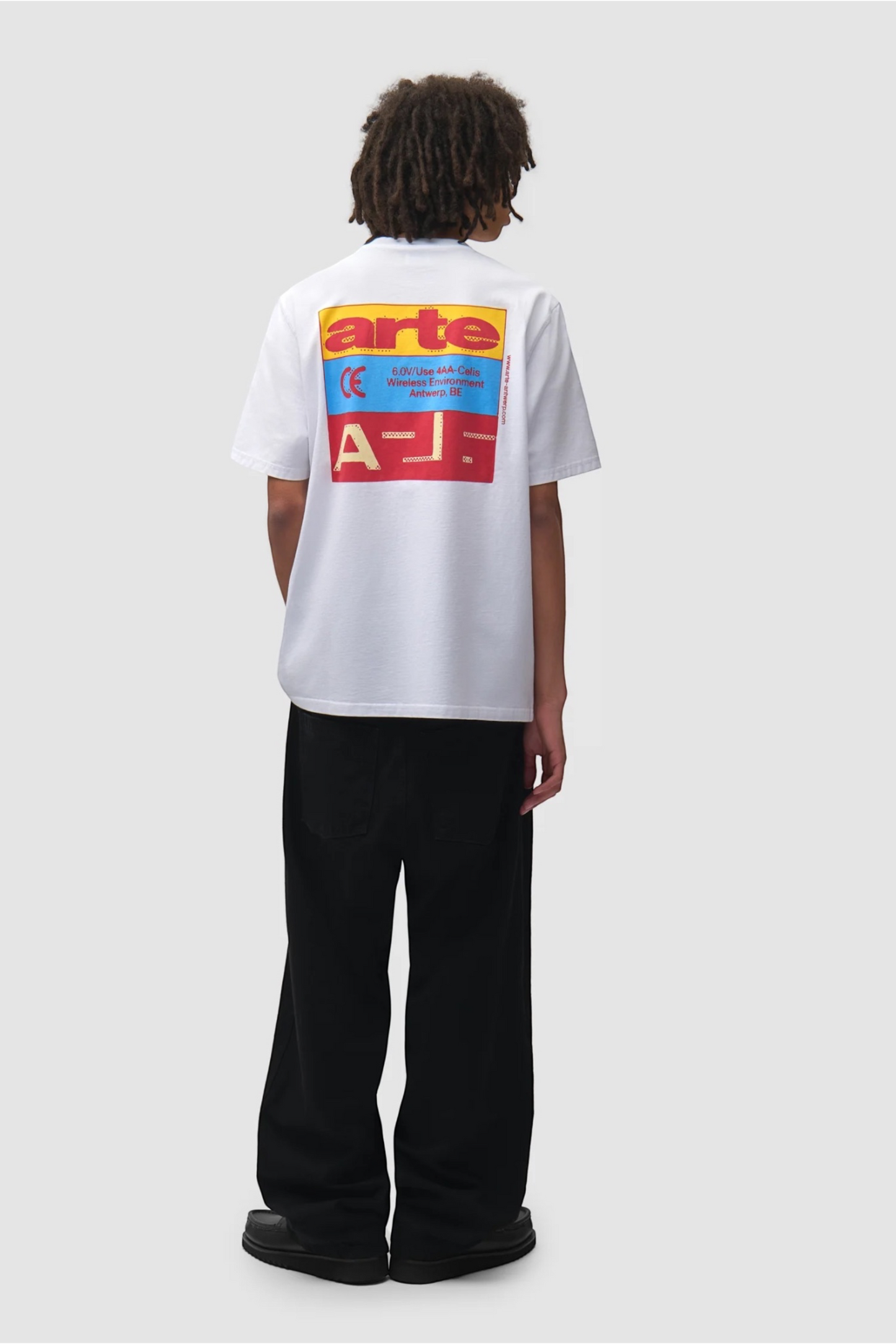 ARTE ANTWERP Tricolor Serial T-Shirt White | T-Shirt Coton Premium | Edgar Bdx
