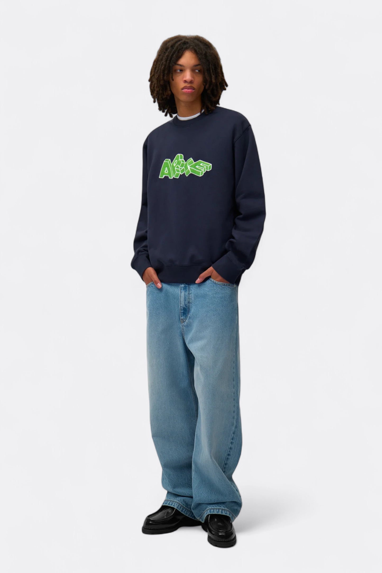 Arte - Arte Blocks Crewneck (Navy)