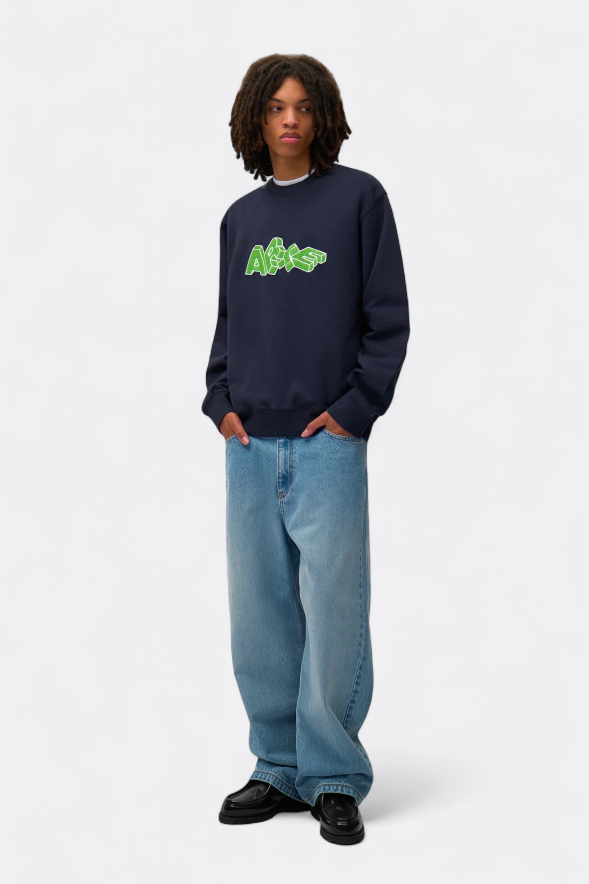 Arte - Arte Blocks Crewneck (Navy)