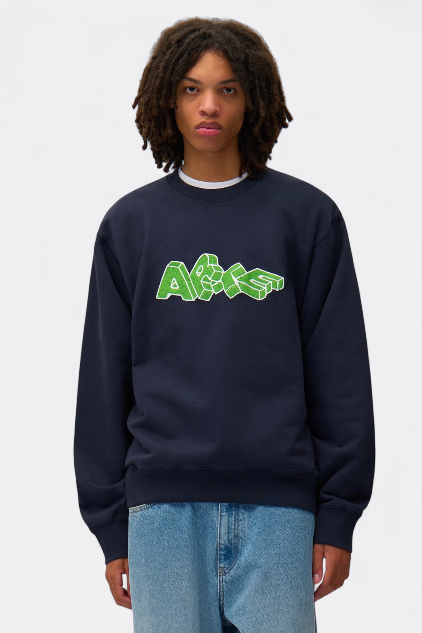 Arte - Arte Blocks Crewneck (Navy)