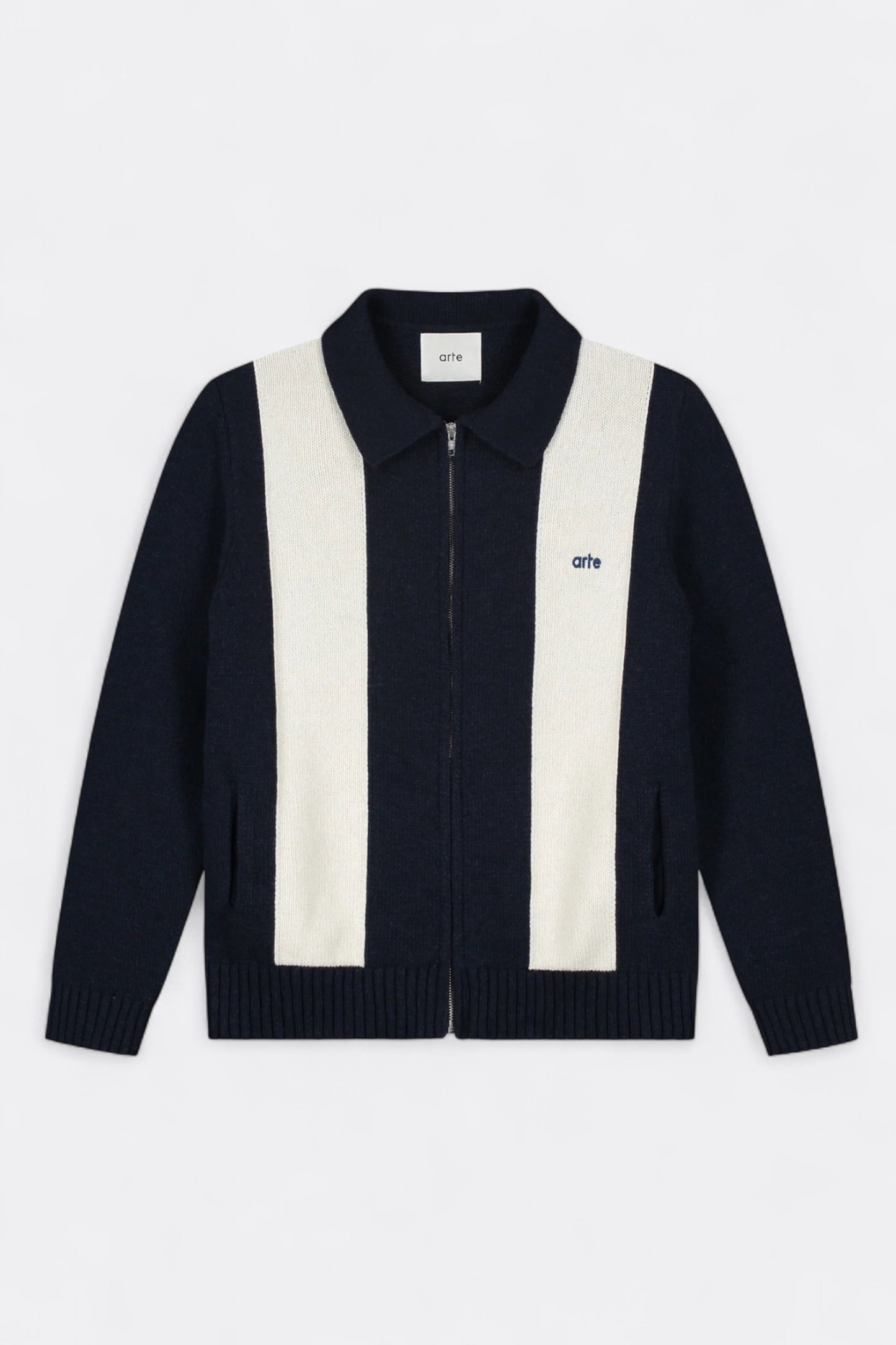 Arte - Arte Cardigan (Navy / White)