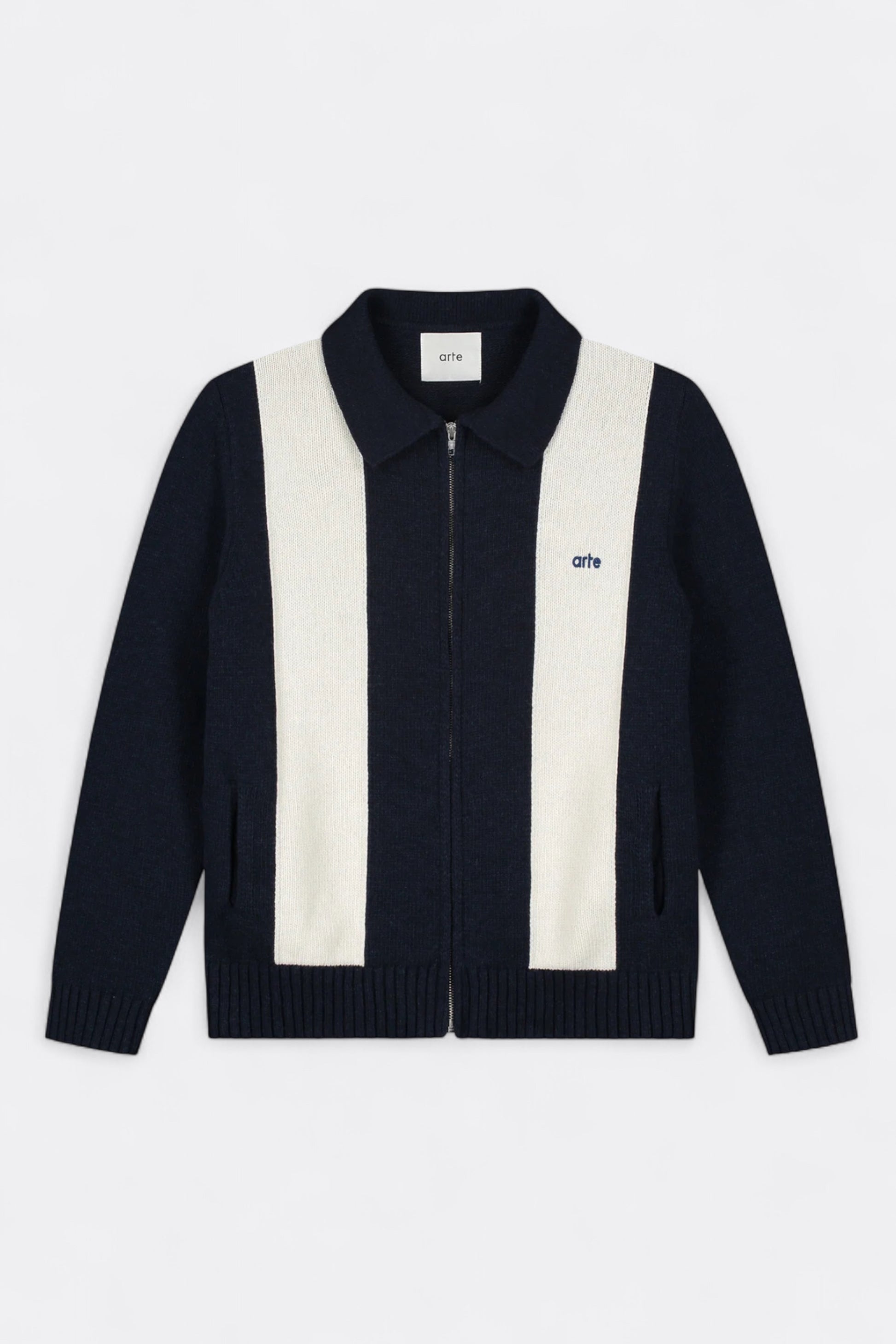 Arte - Arte Cardigan (Navy / White)