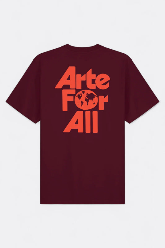 Arte - Arte For All T-Shirt (Bordeaux)