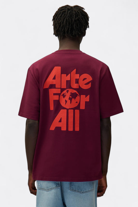 Arte - Arte For All T-Shirt (Bordeaux)