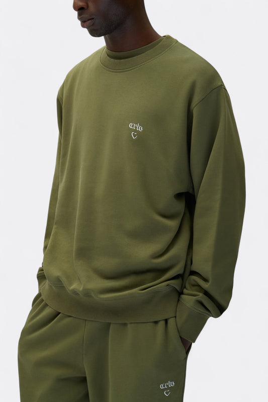 Arte - Arte Heart Crewneck (Green)