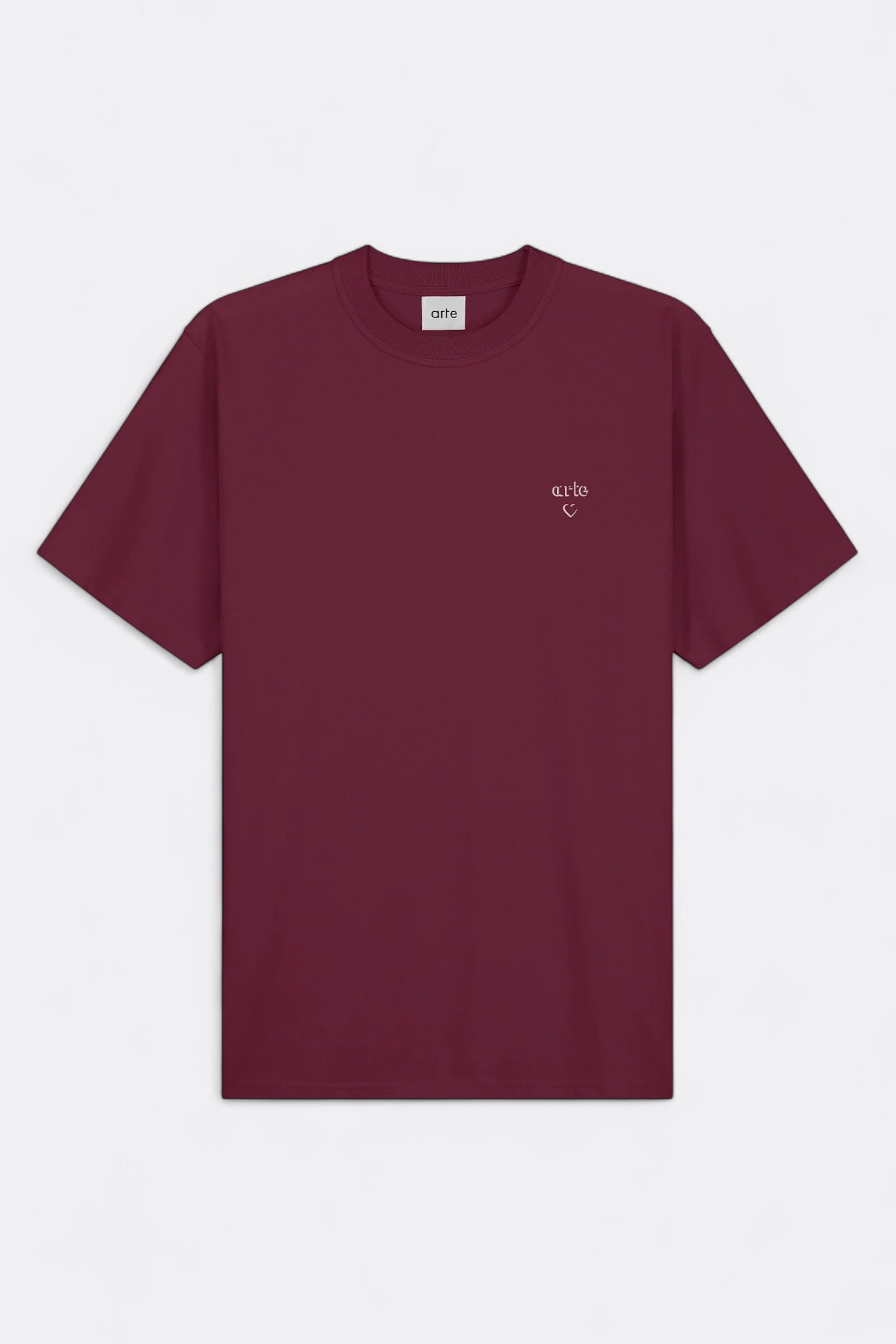 Arte - Arte Heart Logo T-Shirt (Bordeaux)