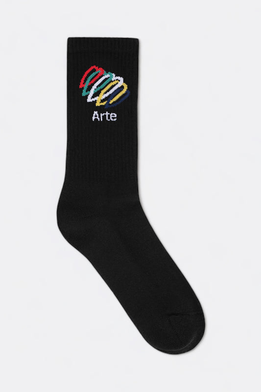 Arte - Arte Hearts Socks (Black)