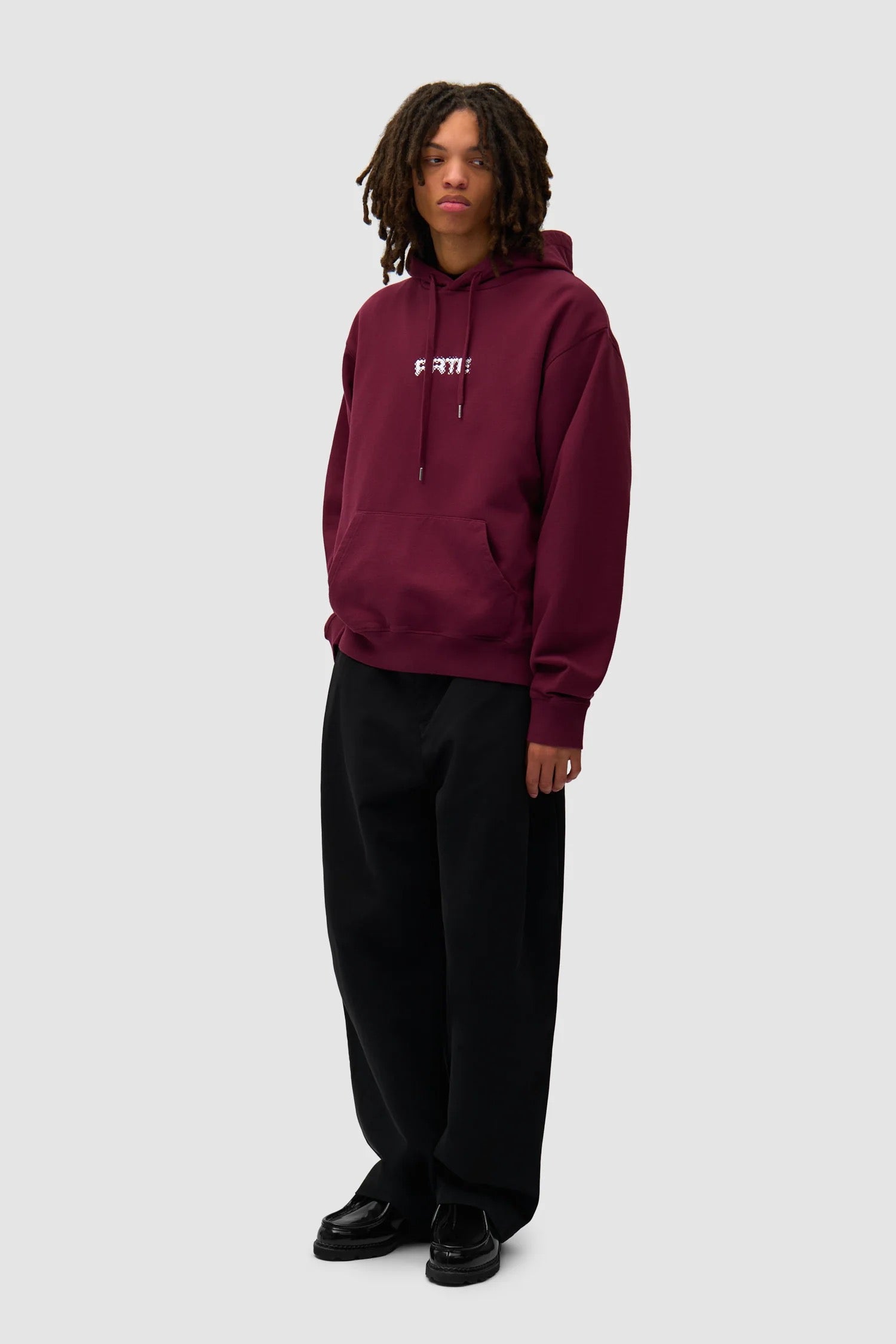 Arte - Arte Pixel Hoodie (Bordeaux)