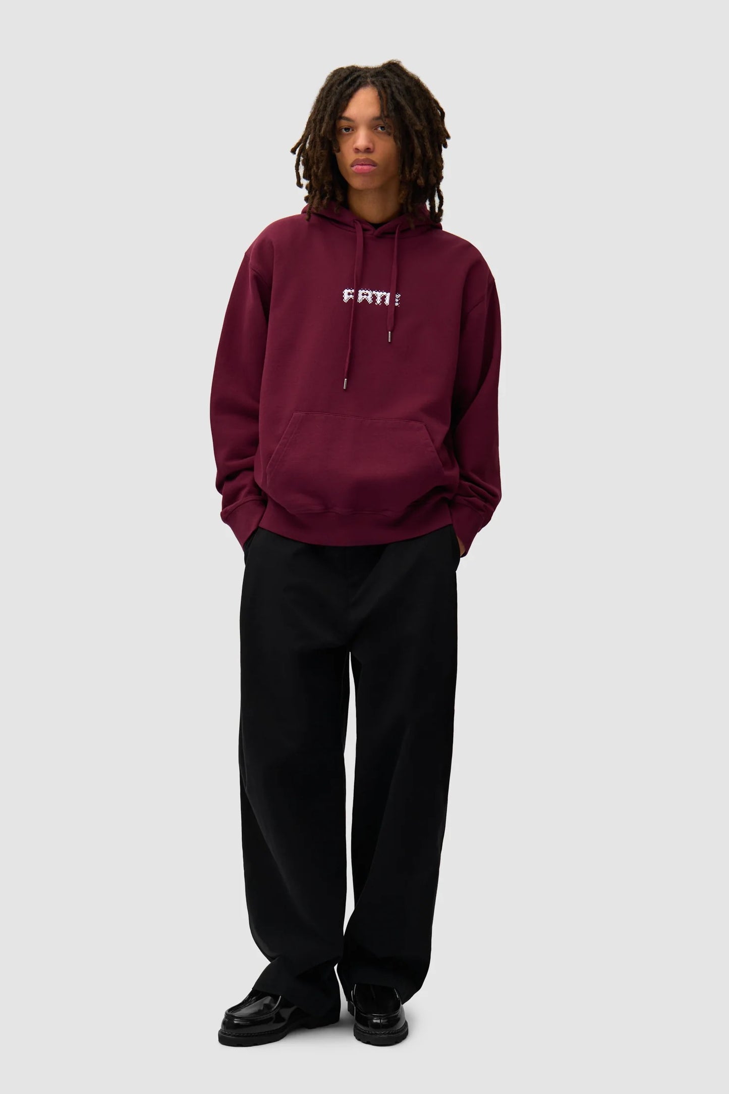 Arte - Arte Pixel Hoodie (Bordeaux)