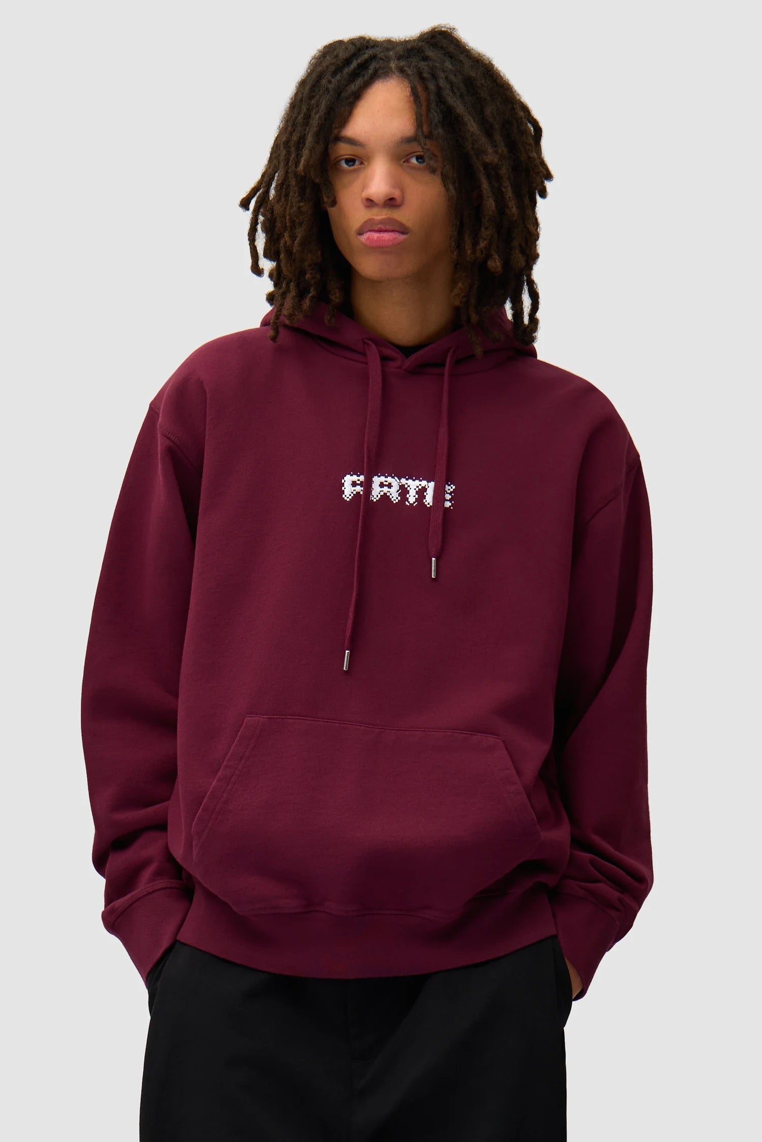 Arte - Arte Pixel Hoodie (Bordeaux)