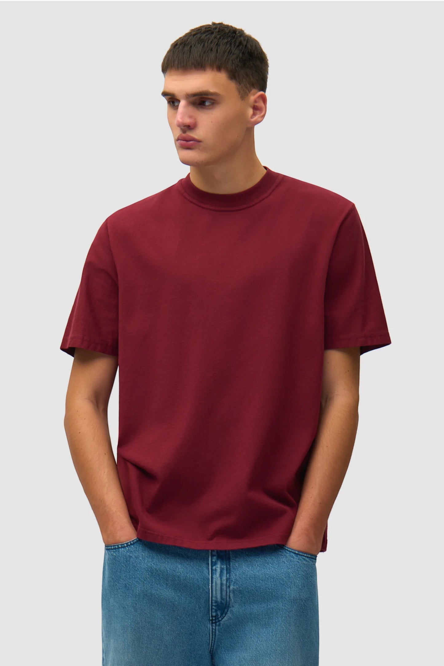 T-Shirt Arte Bordeaux - Abstrait Dos - Coton Premium Portugal