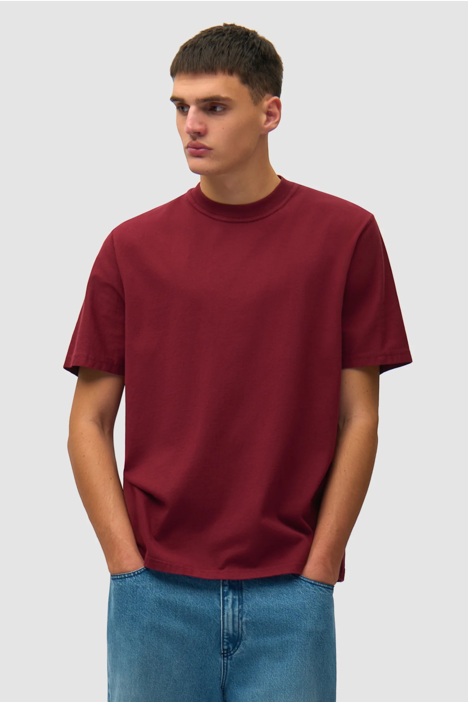 T-Shirt Arte Bordeaux - Abstrait Dos - Coton Premium Portugal