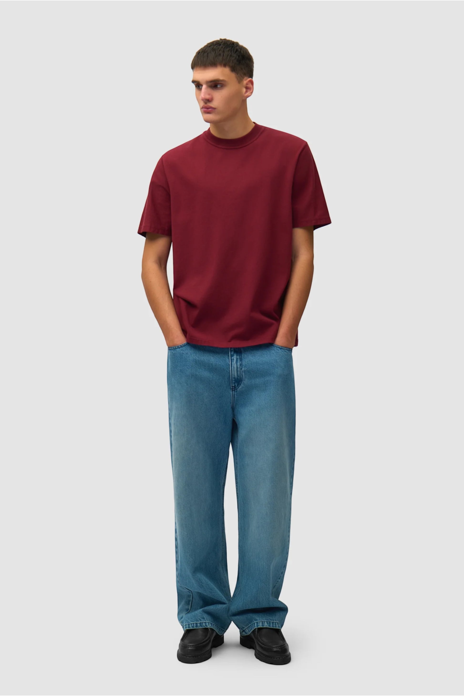 T-Shirt Arte Bordeaux - Abstrait Dos - Coton Premium Portugal