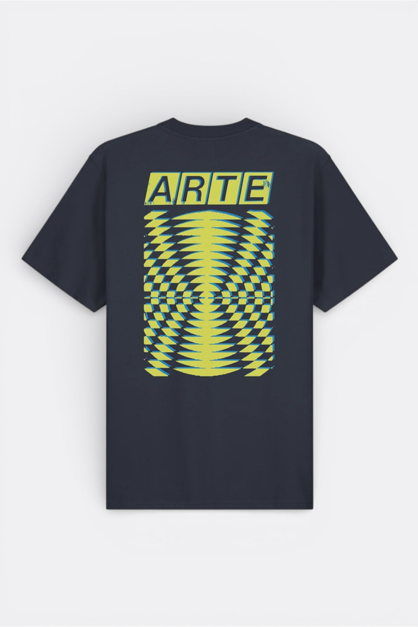T-Shirt Arte Navy - Abstrait Dos - Coton Premium Portugal