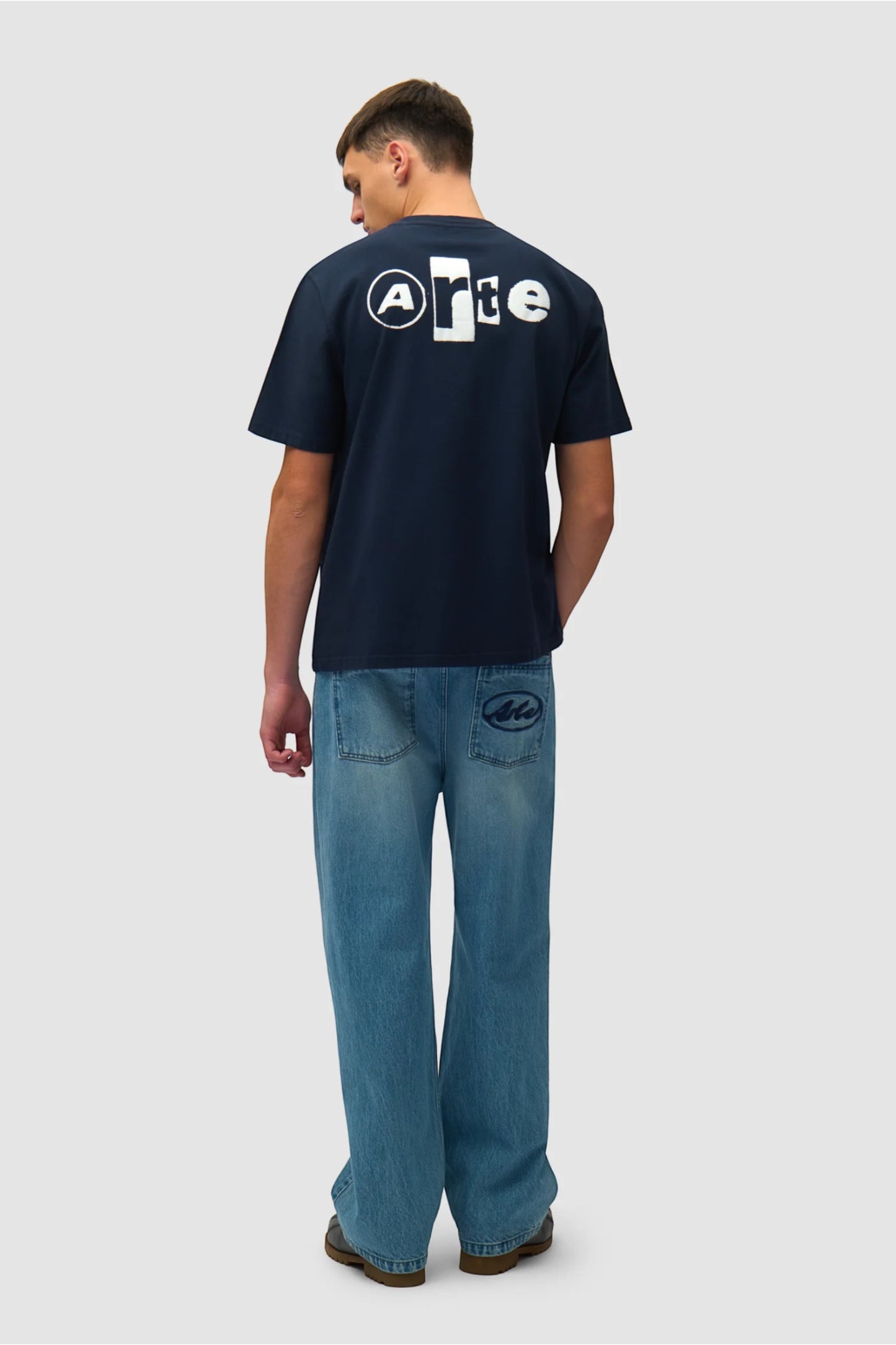 T-Shirt Arte Navy - Collage Dos - Coton Premium Portugal