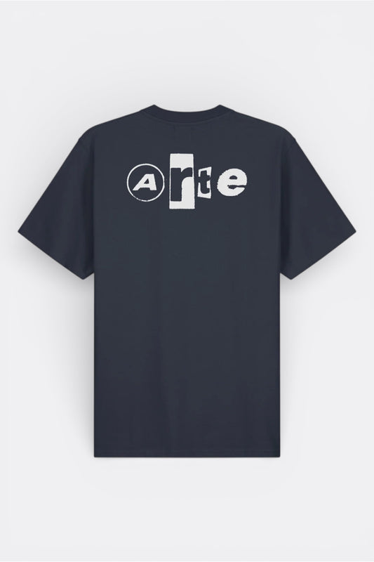 T-Shirt Arte Navy - Collage Dos - Coton Premium Portugal