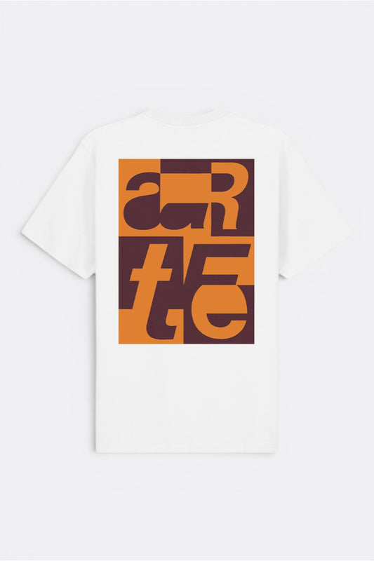 T-Shirt Arte White - Back Graphic - Coton Premium Portugal