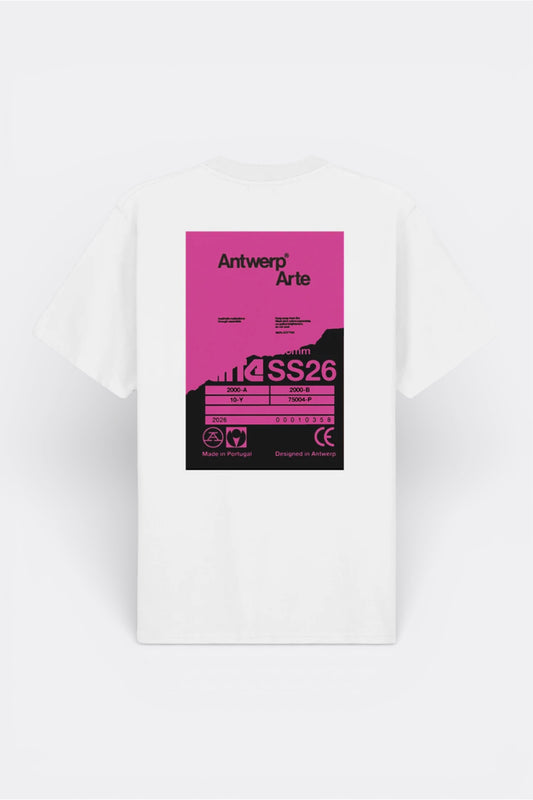 T-Shirt Arte White - Poster Dos - Coton Premium Portugal