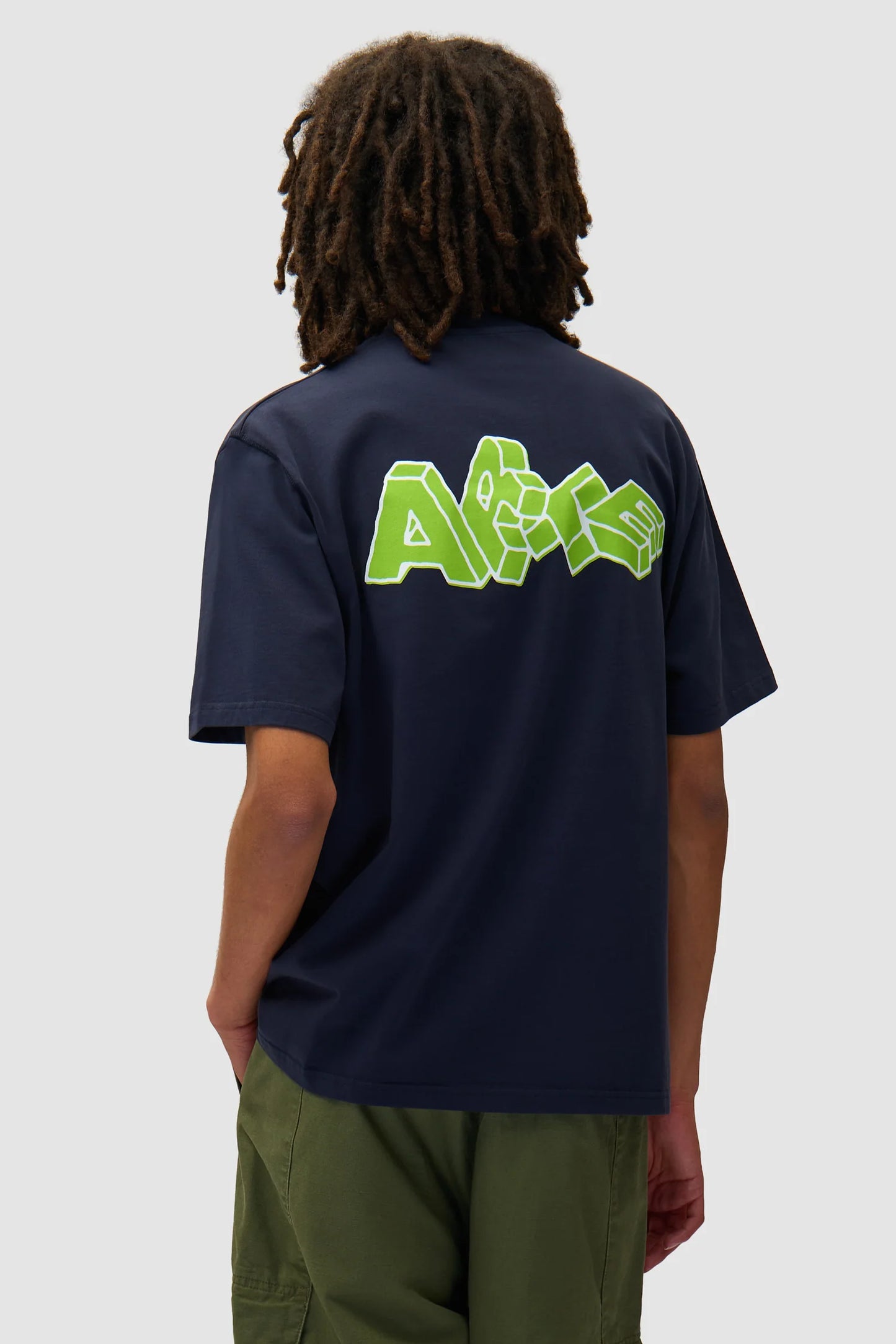 Arte - Blocks Print T-Shirt (Navy)