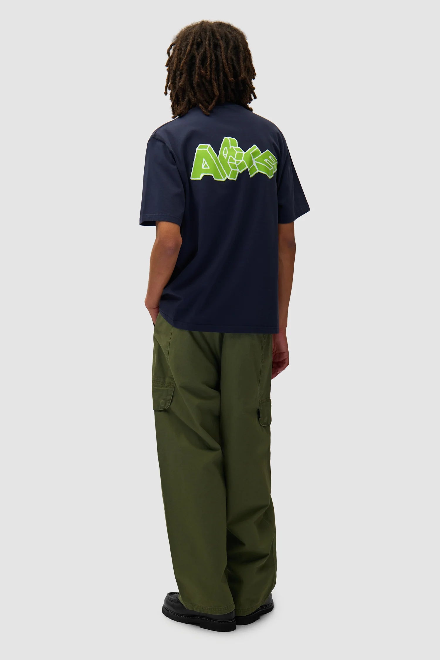 Arte - Blocks Print T-Shirt (Navy)