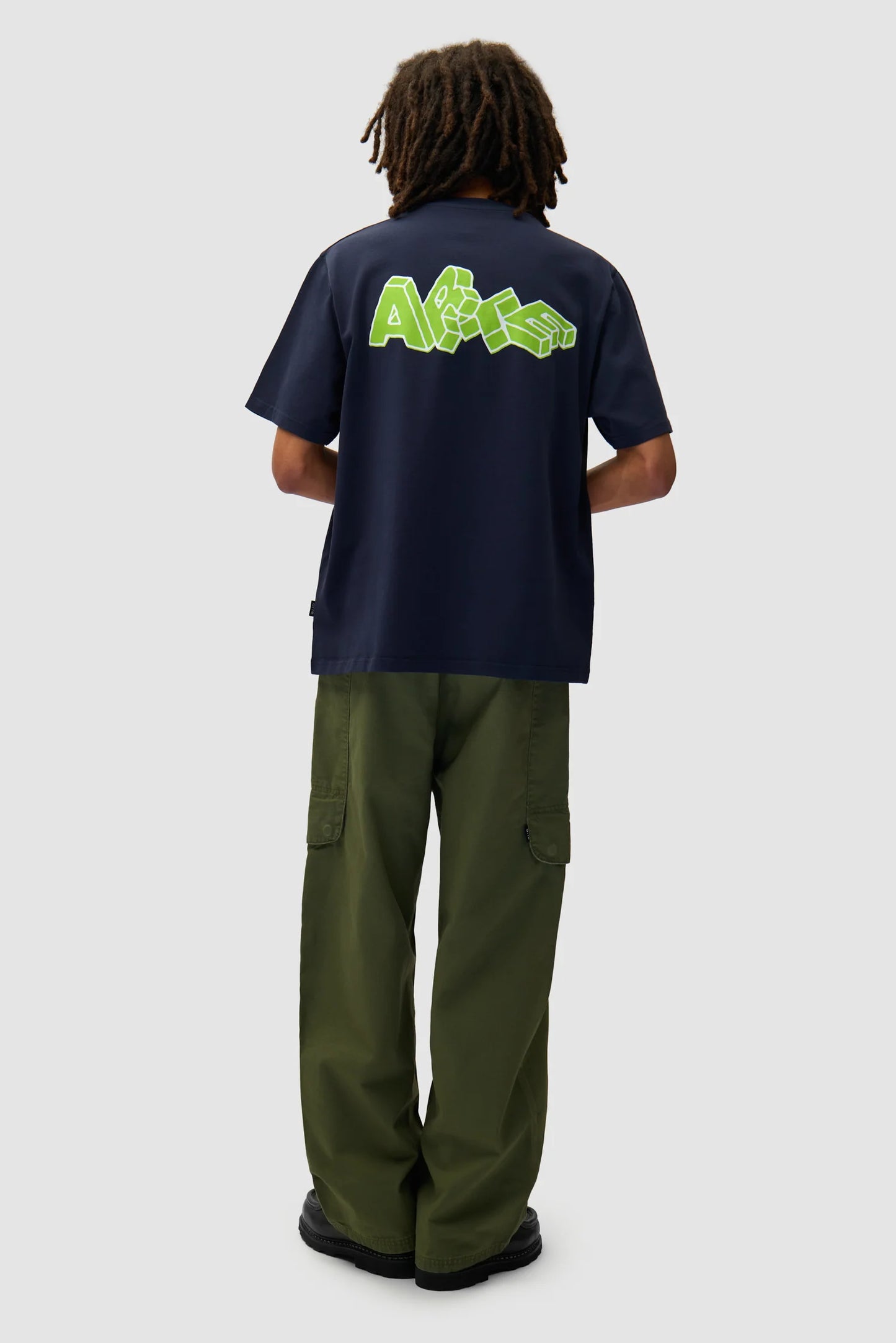 Arte - Blocks Print T-Shirt (Navy)