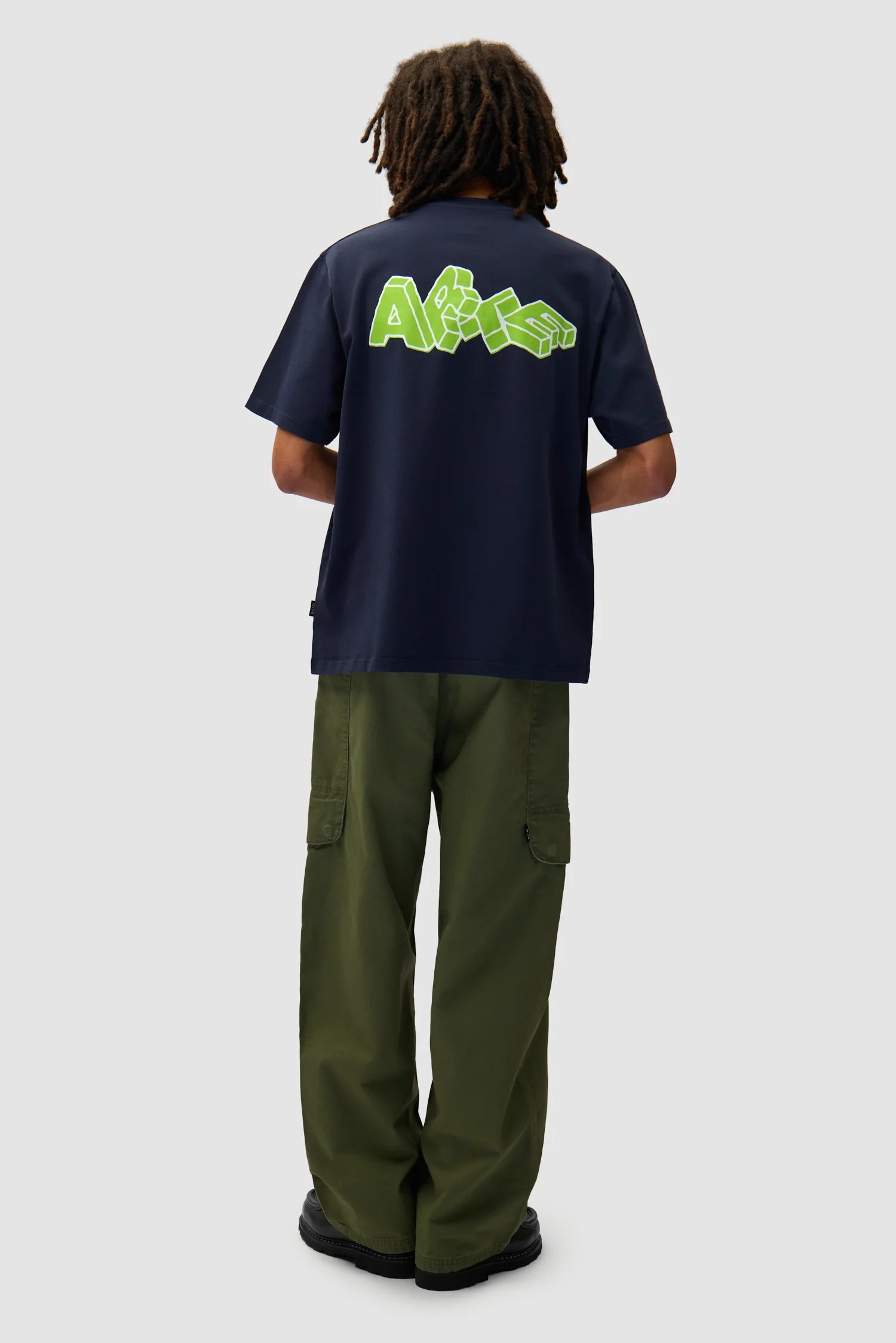 Arte - Blocks Print T-Shirt (Navy)