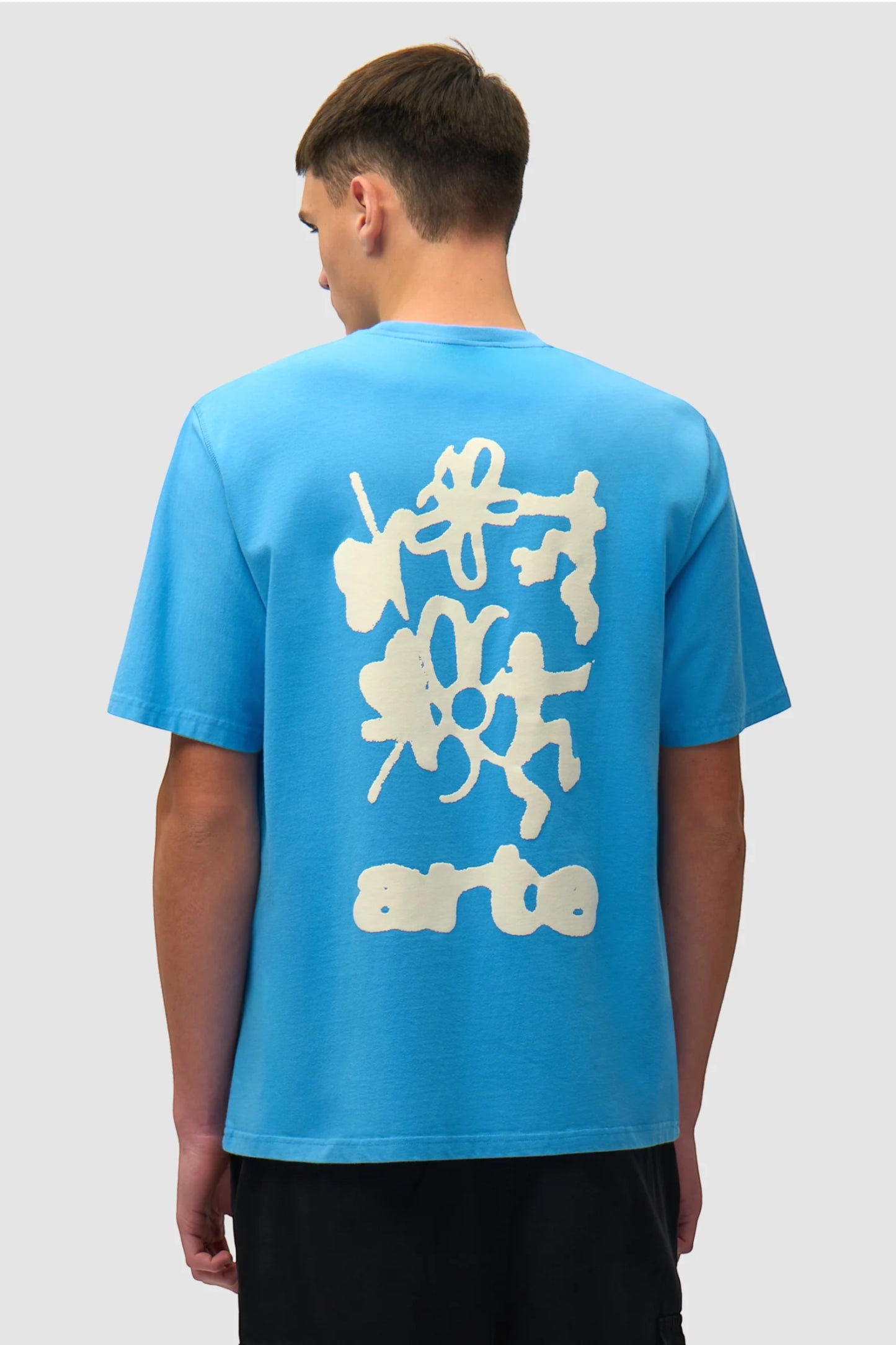 T-Shirt Arte Blue - Blurry Back Print - Coton Premium Portugal