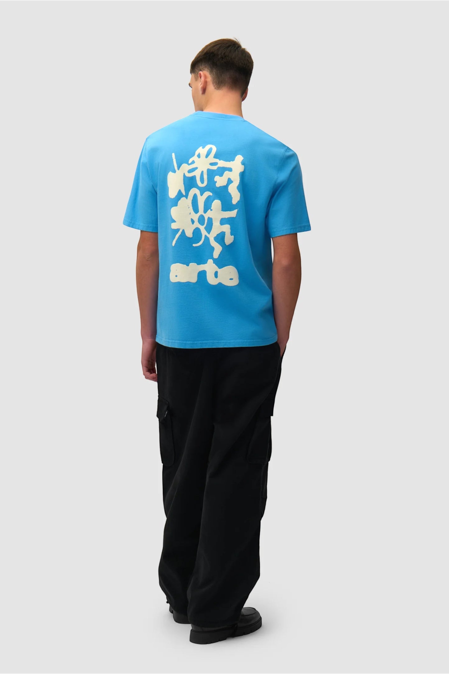 T-Shirt Arte Blue - Blurry Back Print - Coton Premium Portugal