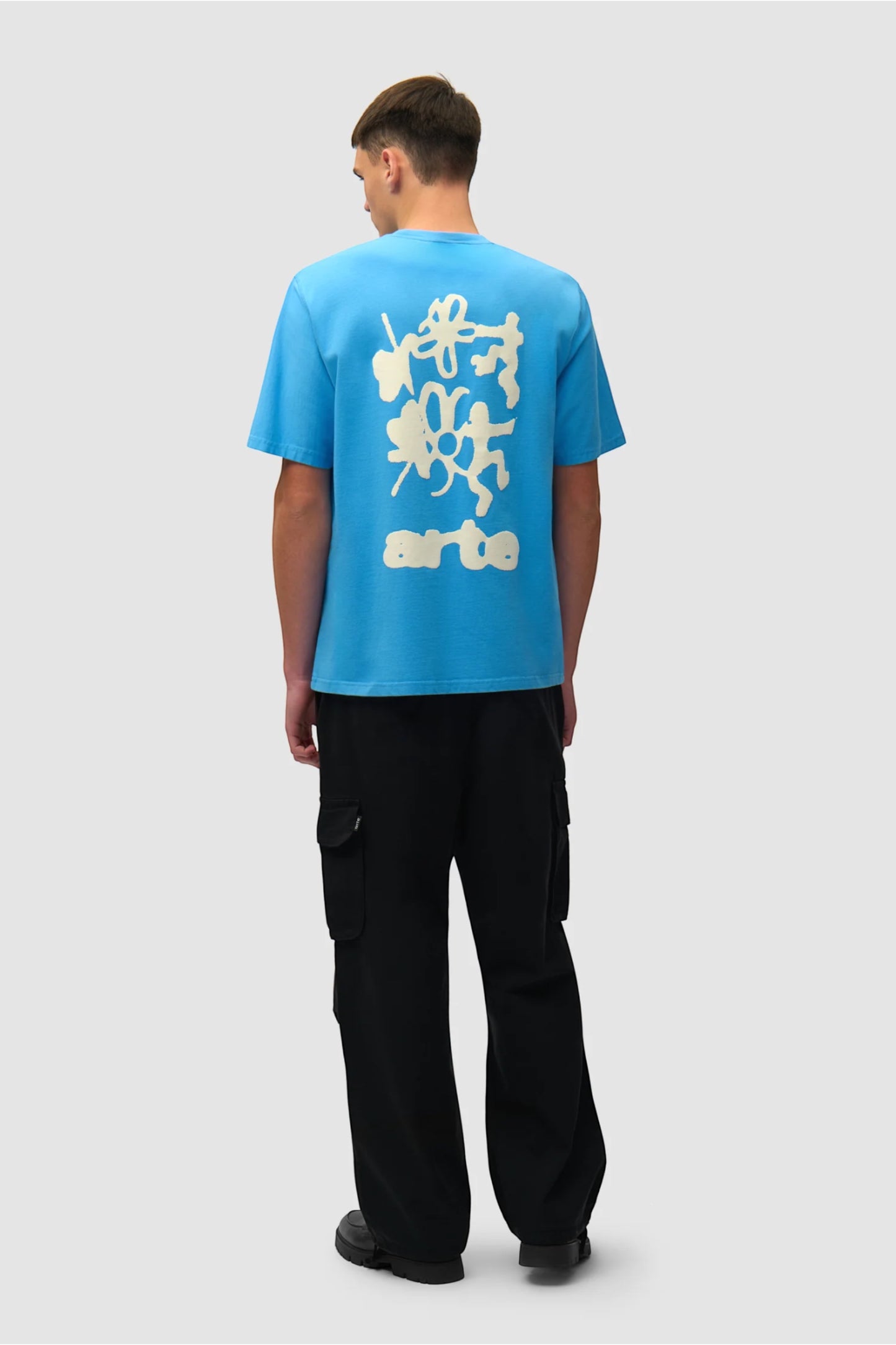 T-Shirt Arte Blue - Blurry Back Print - Coton Premium Portugal
