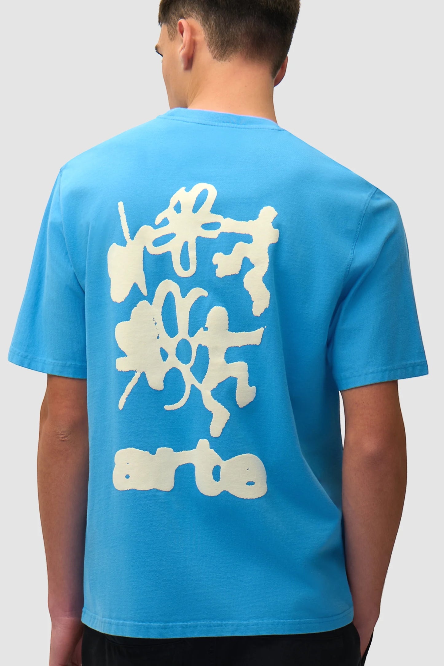 T-Shirt Arte Blue - Blurry Back Print - Coton Premium Portugal
