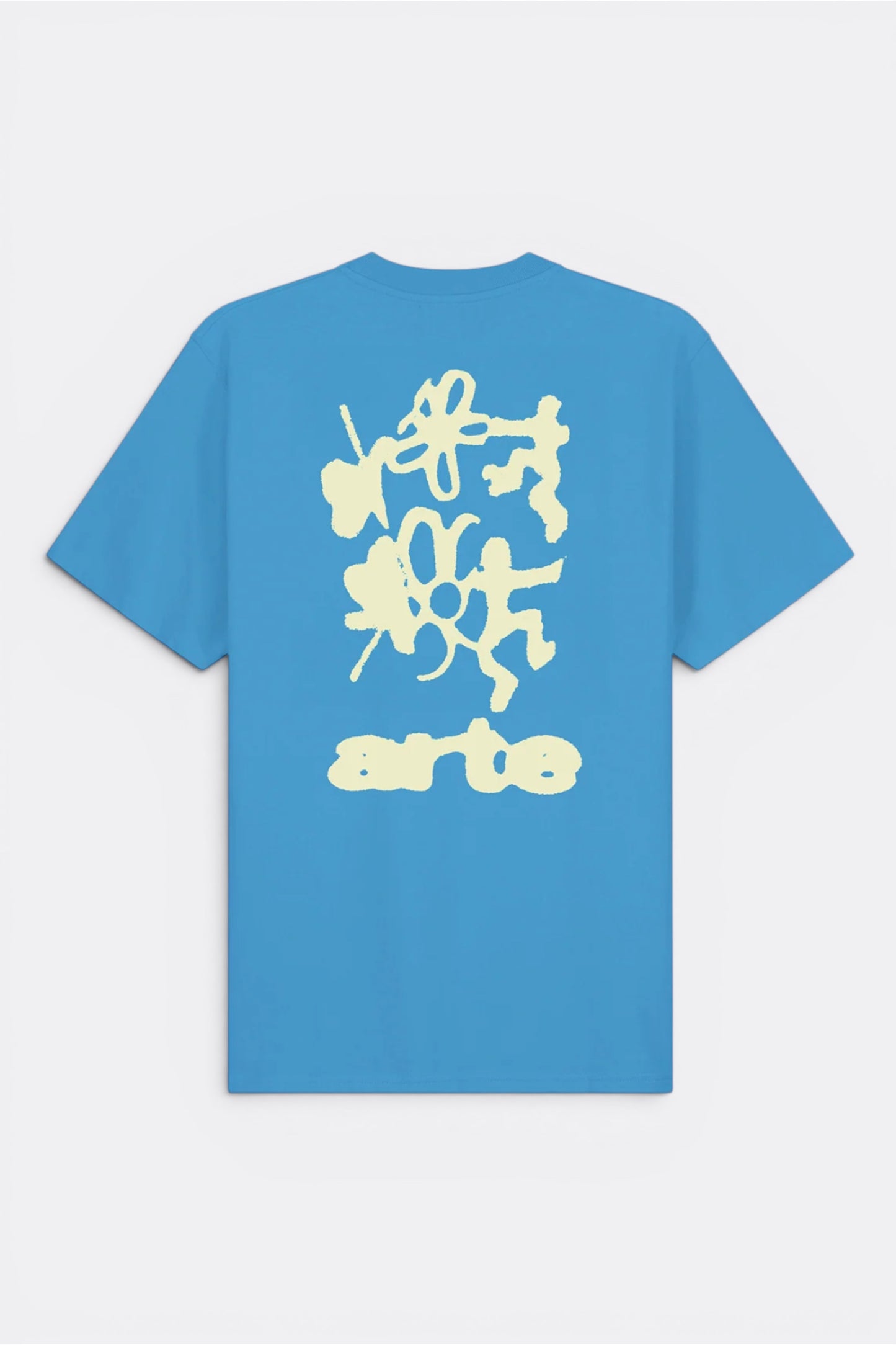 T-Shirt Arte Blue - Blurry Back Print - Coton Premium Portugal
