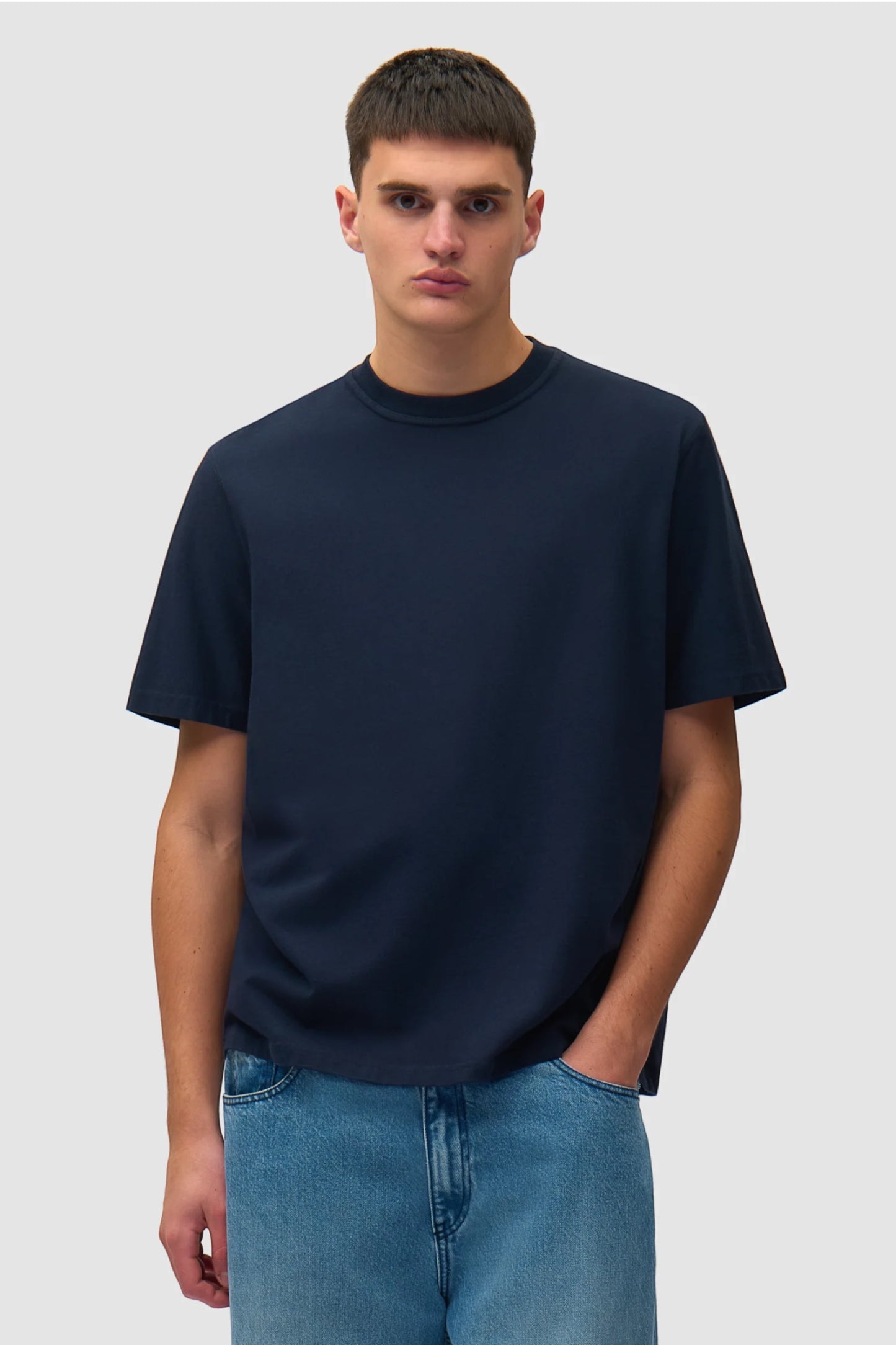 T-Shirt Arte Navy - Blurry Back Print - Coton Premium Portugal