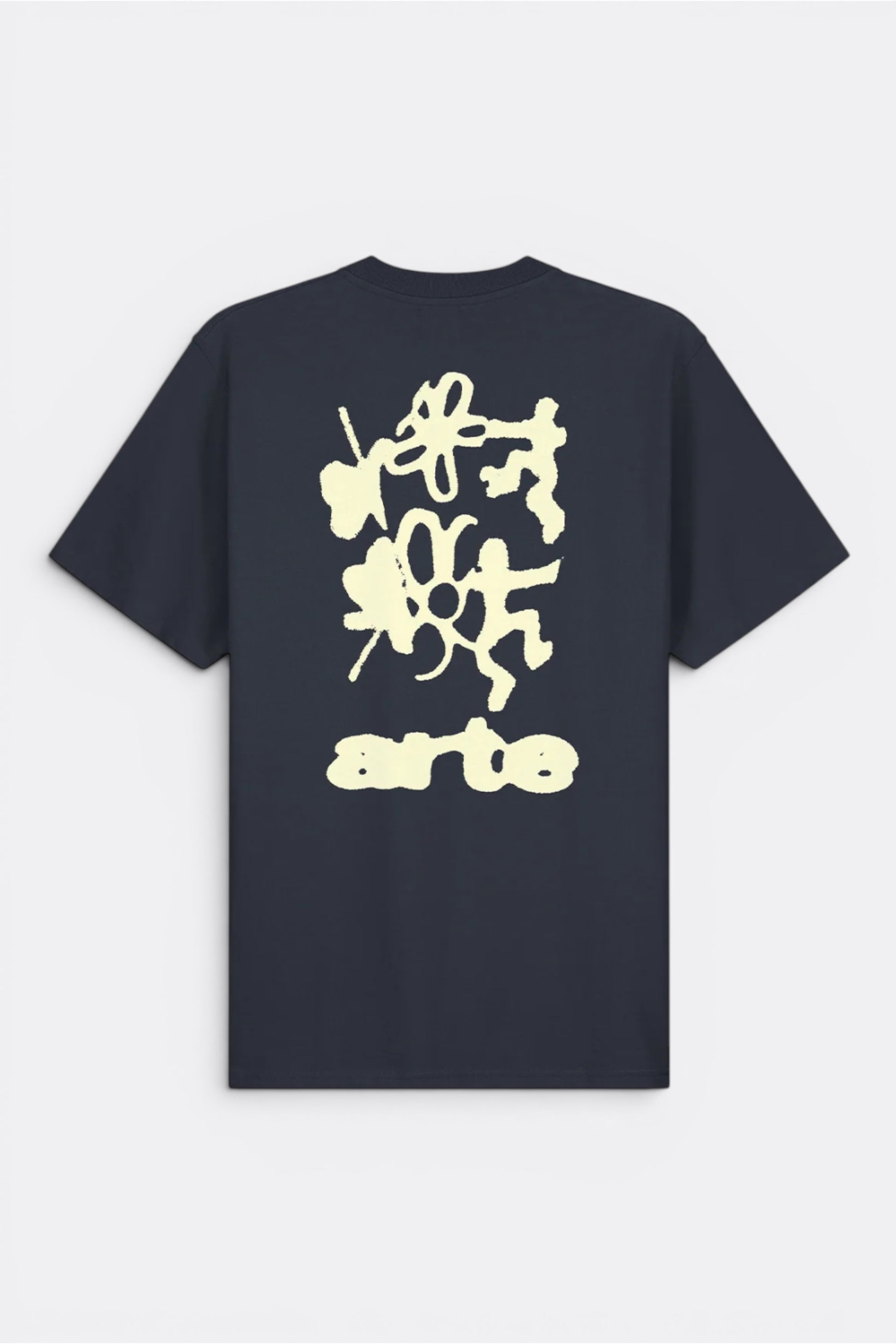 T-Shirt Arte Navy - Blurry Back Print - Coton Premium Portugal