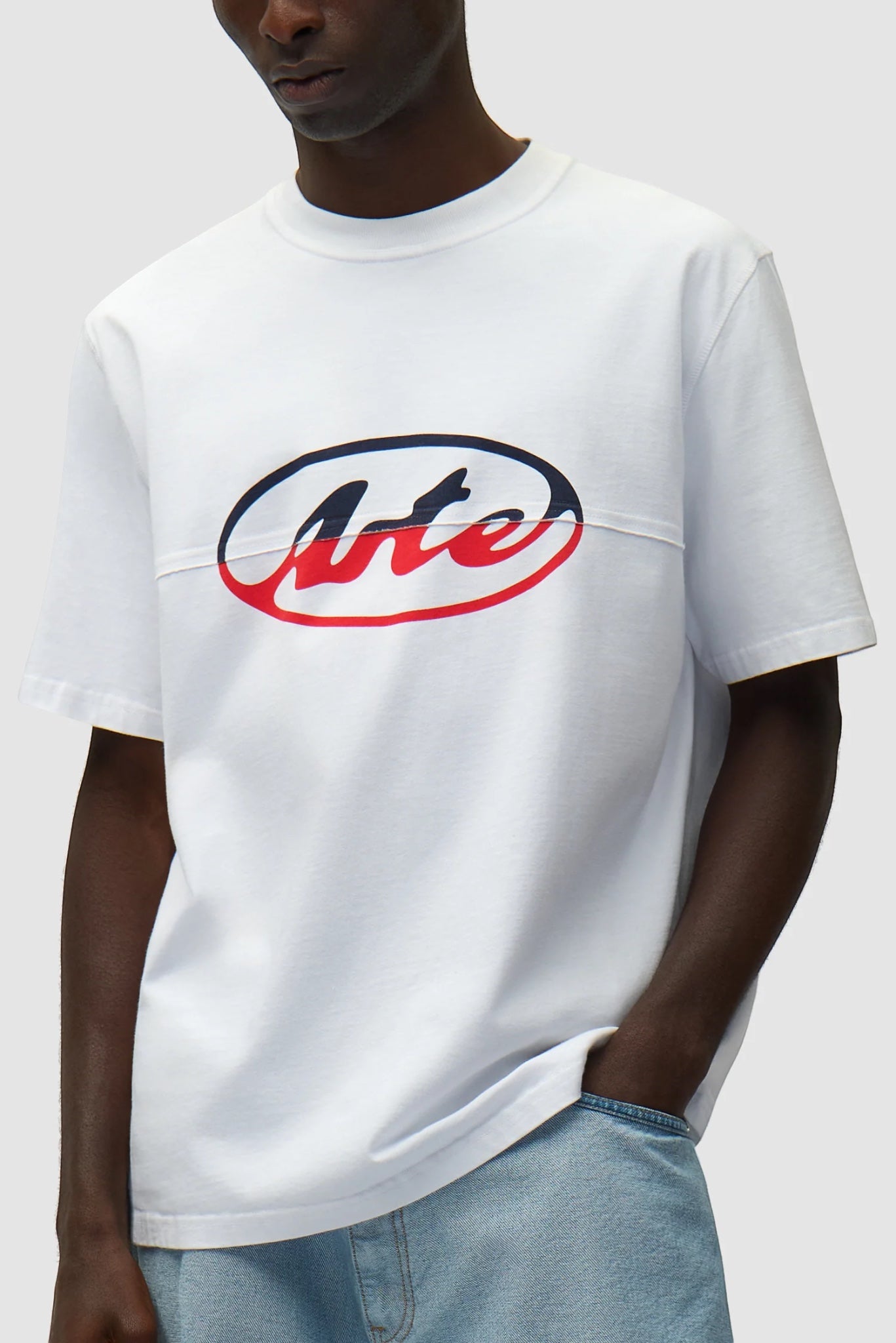 T-Shirt Arte White - Logo Cut - Coton Premium Portugal