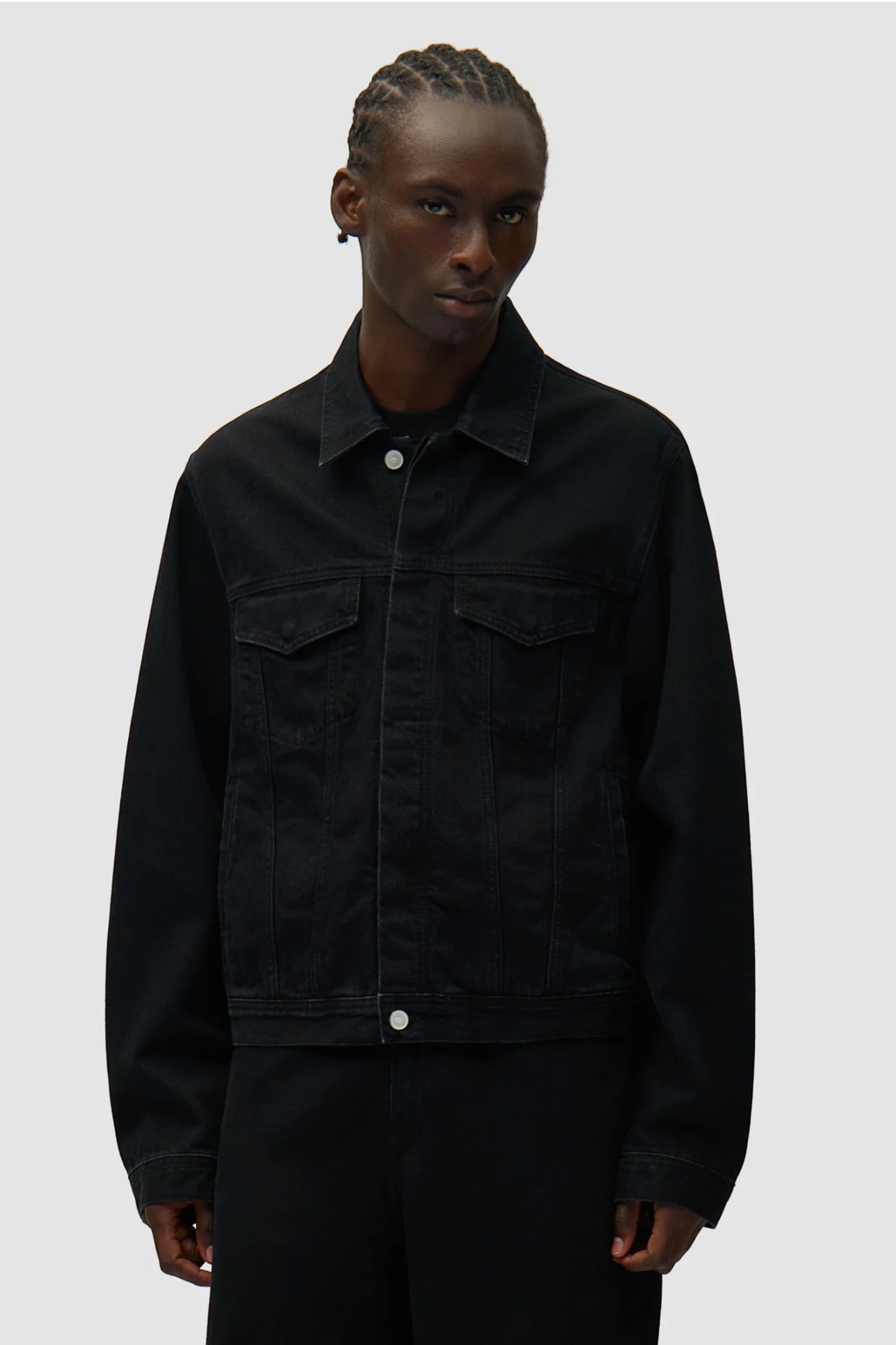 Veste Jean Arte Black - Logo Brodé - Coton Premium Portugal