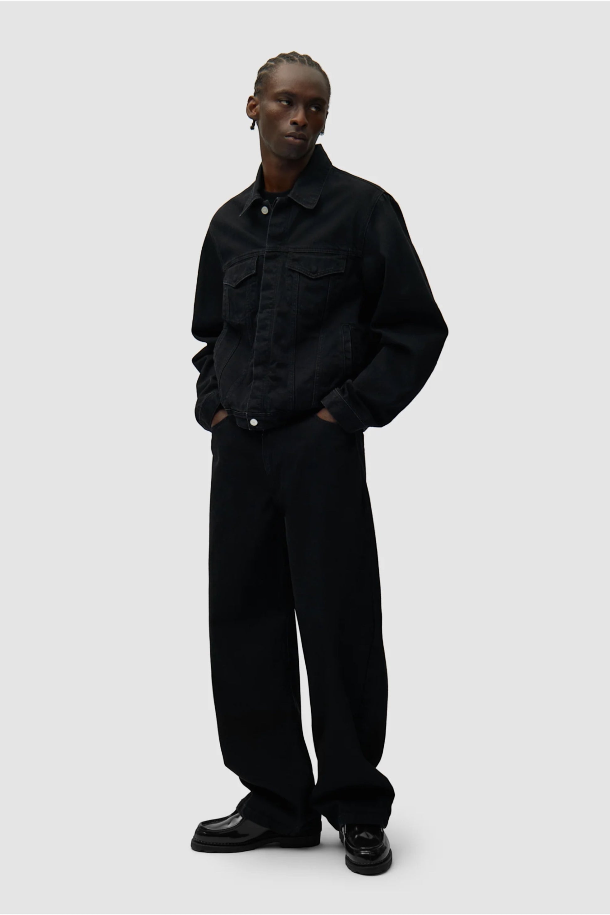 Veste Jean Arte Black - Logo Brodé - Coton Premium Portugal